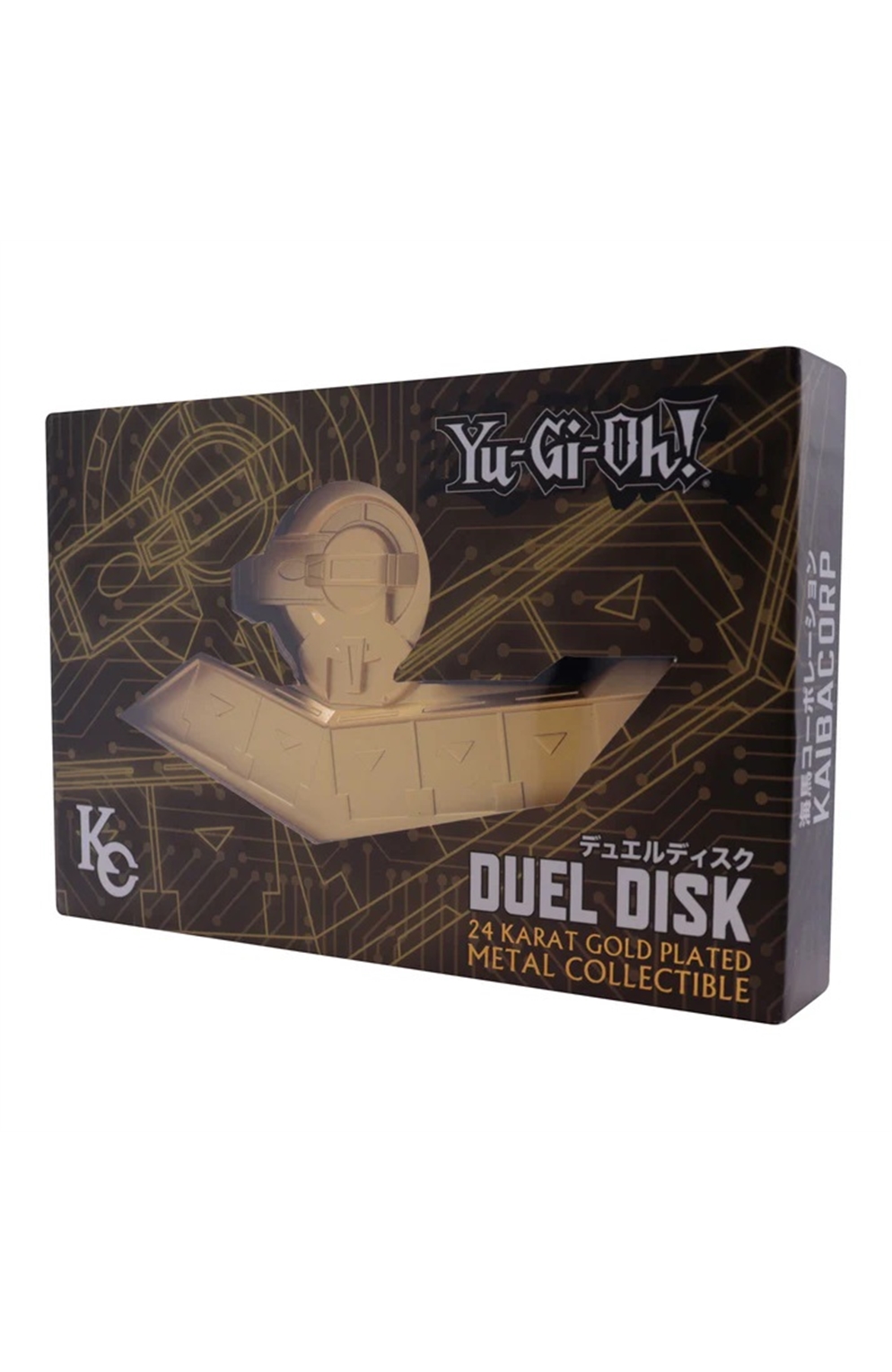 Yu-Gi-Oh! 24K Gold Plated Duel Disk Mini Replica