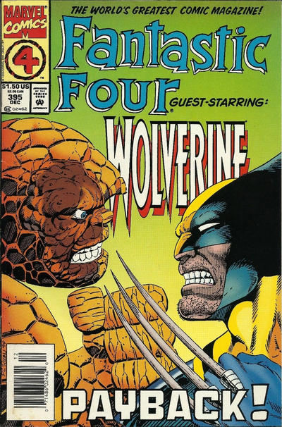 Fantastic Four #395 [Newsstand]-Fine (5.5 – 7)