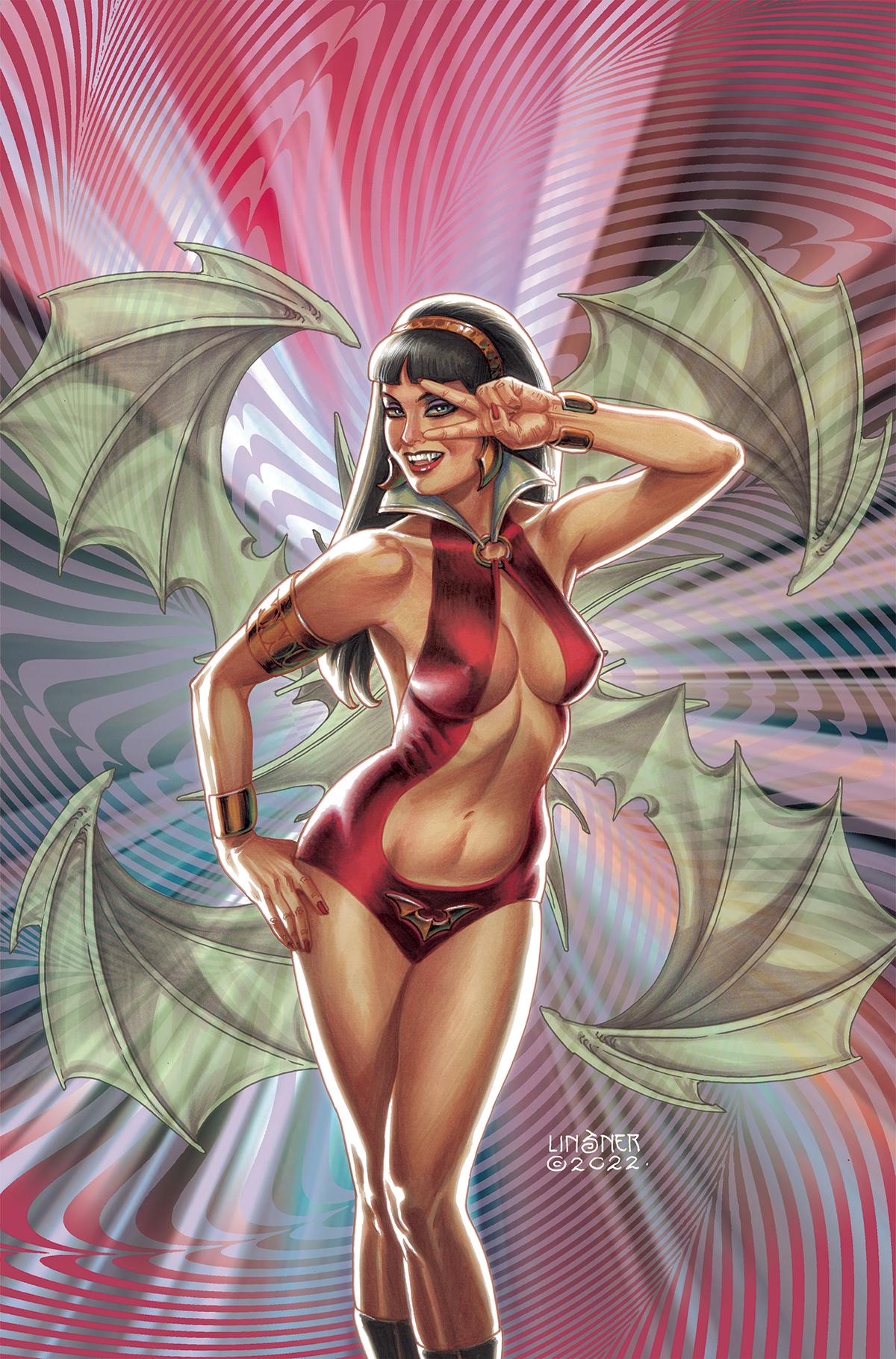 Vampirella Mindwarp #1 Cover M Linsner Metal Premium (Of 5)