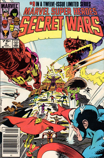 Marvel Super-Heroes Secret Wars #9 [Newsstand]-Near Mint (9.2 - 9.8)