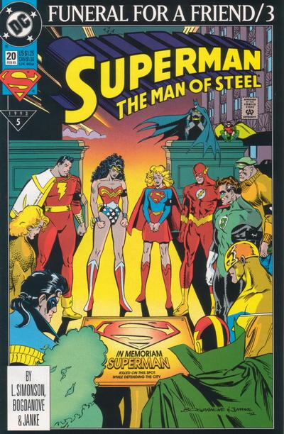 Superman: The Man of Steel #20 [Direct]-Very Fine