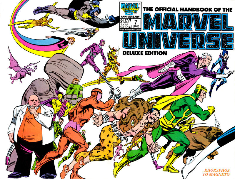 The Official Handbook of The Marvel Universe Deluxe Edition #7 [Direct]-Very Good (3.5 – 5)