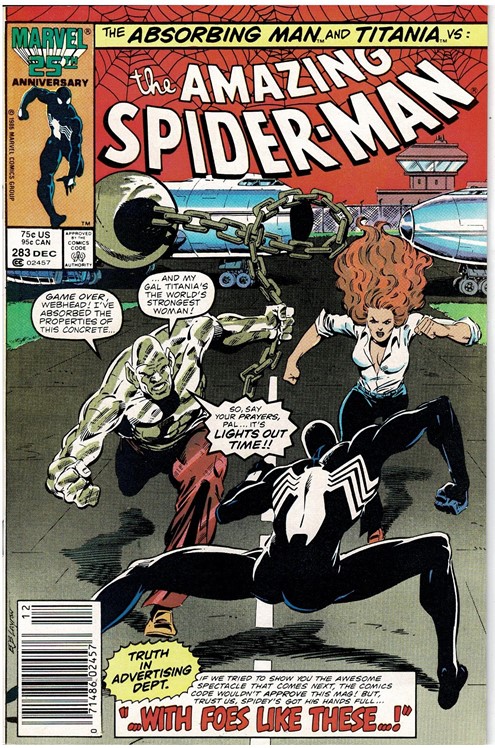 The Amazing Spider-Man #283 [Mark Jewelers]-Very Fine 
