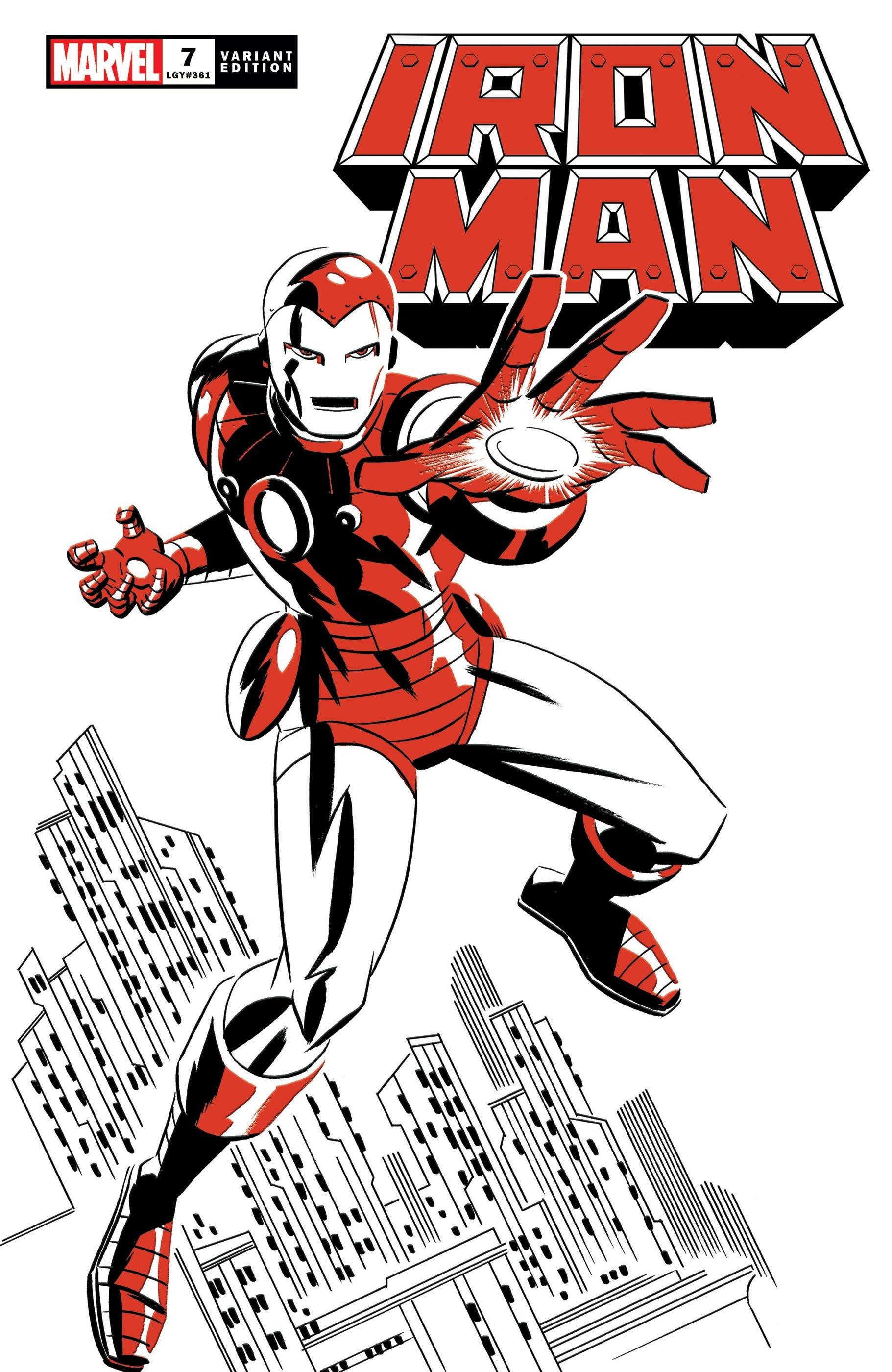 Iron Man #7 Michael Cho Iron Man Two-Tone Variant (2020)