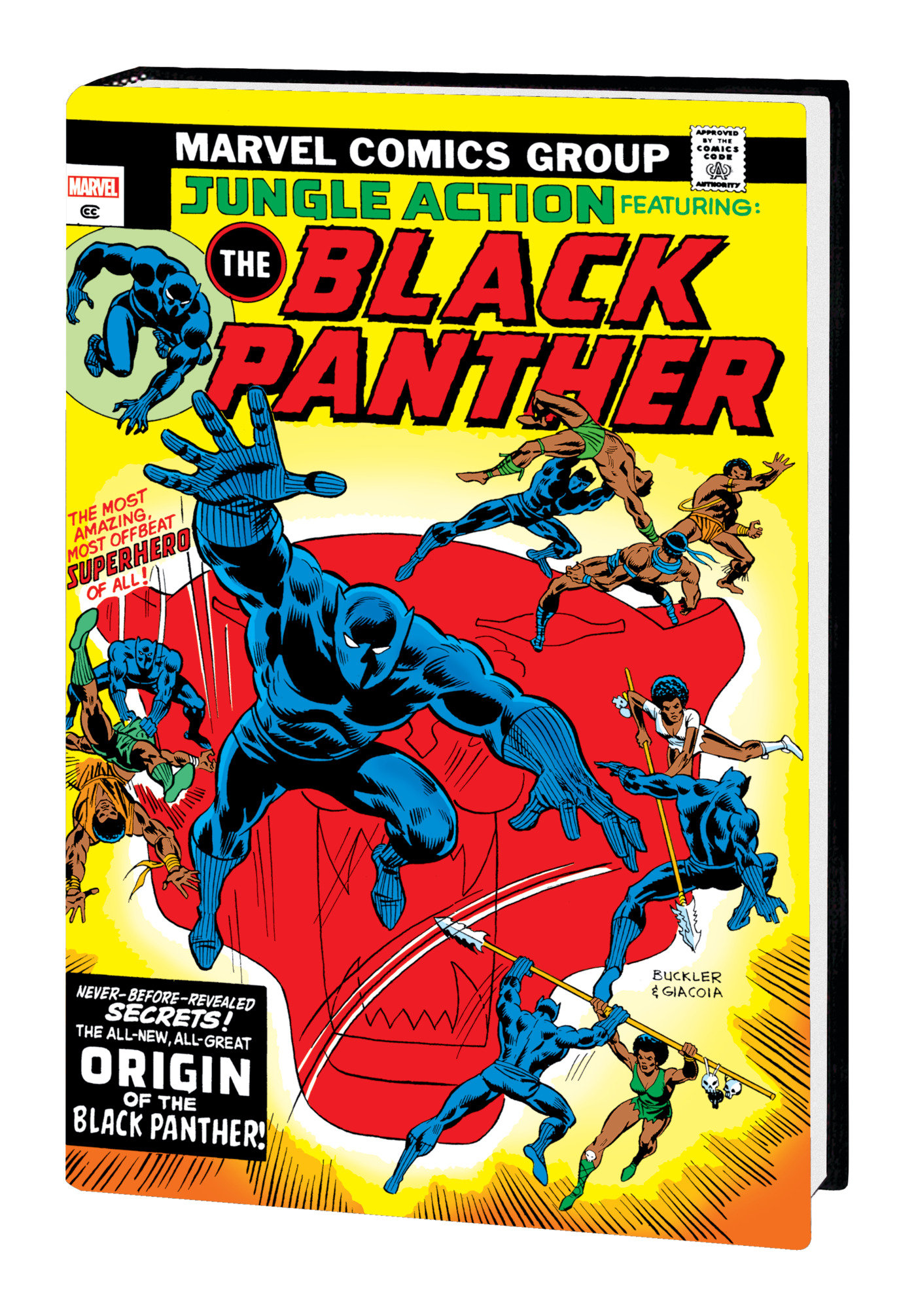 Black Panther Early Marvel Years Omnibus Hardcover Volume 1 Direct Market Variant