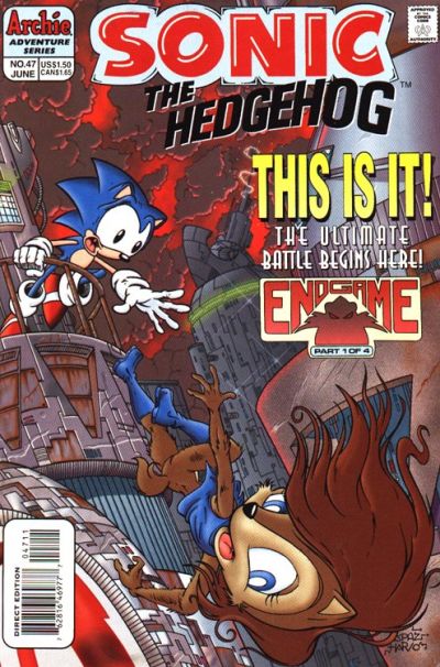 Sonic The Hedgehog #47-Very Fine (7.5 – 9)