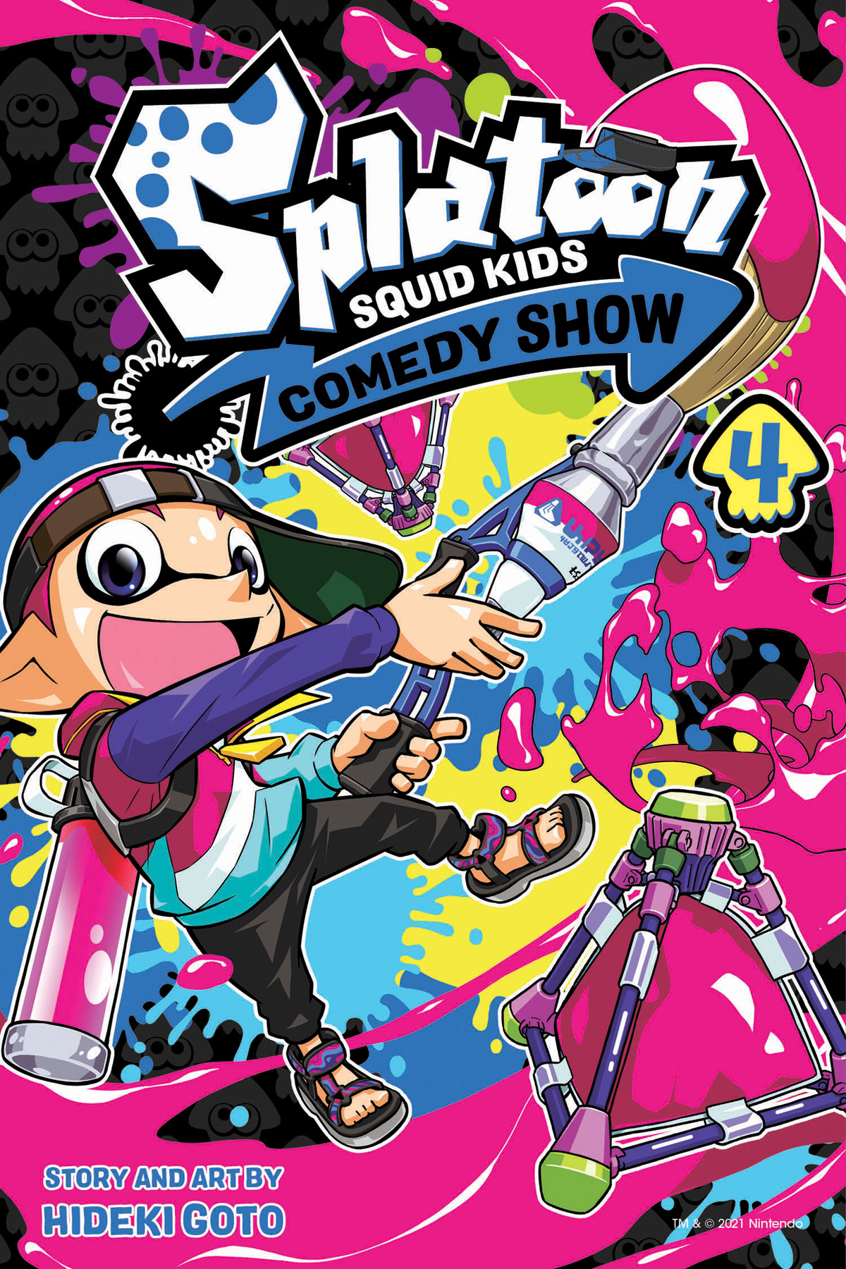 Splatoon Squid Kids Comedy Show Manga Volume 4