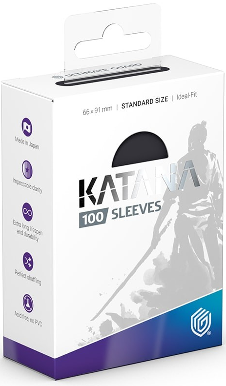 Ultimate Guard Sleeves: Katana Standard - Obsidian Shard (100Ct)