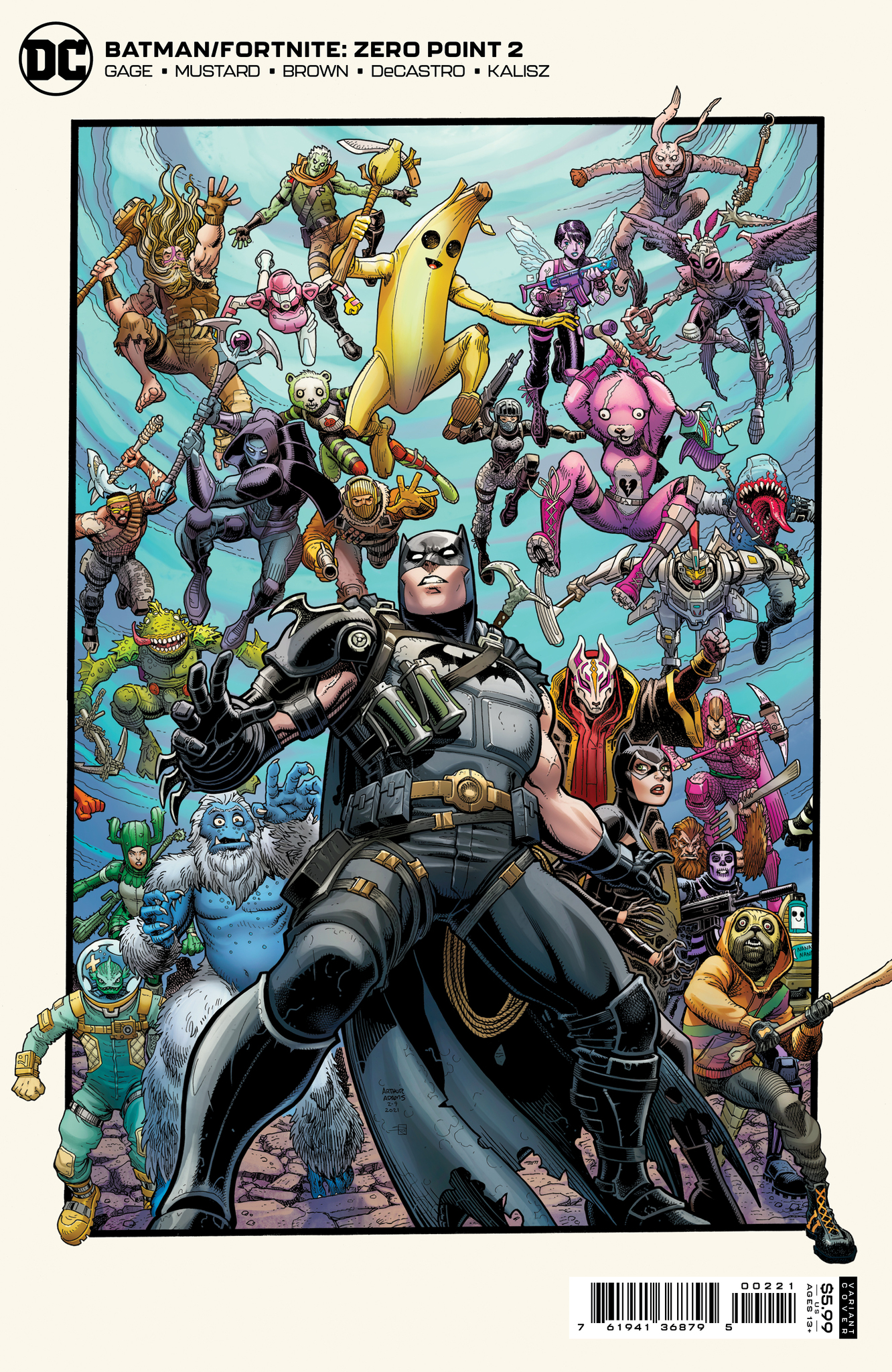 Batman Fortnite Zero Point #2 Cover B Art Adams Card Stock