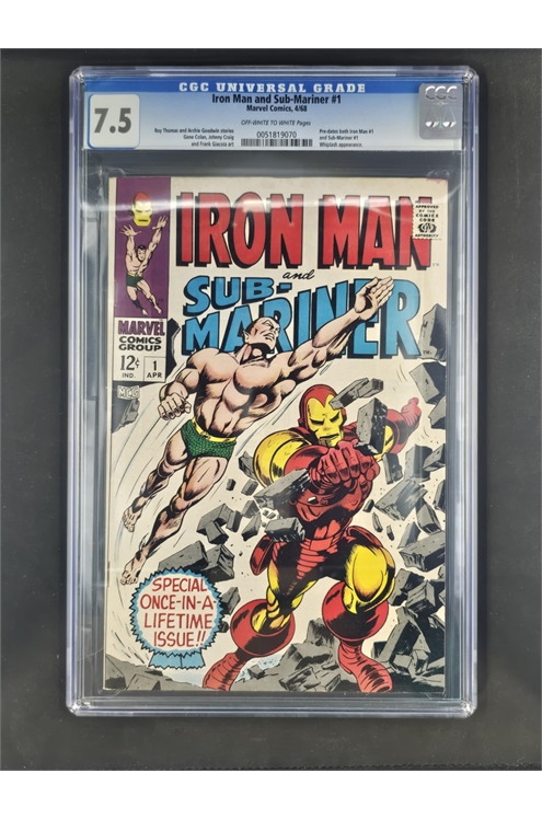 Iron Man And Sub Mariner #1 Cgc 7.5