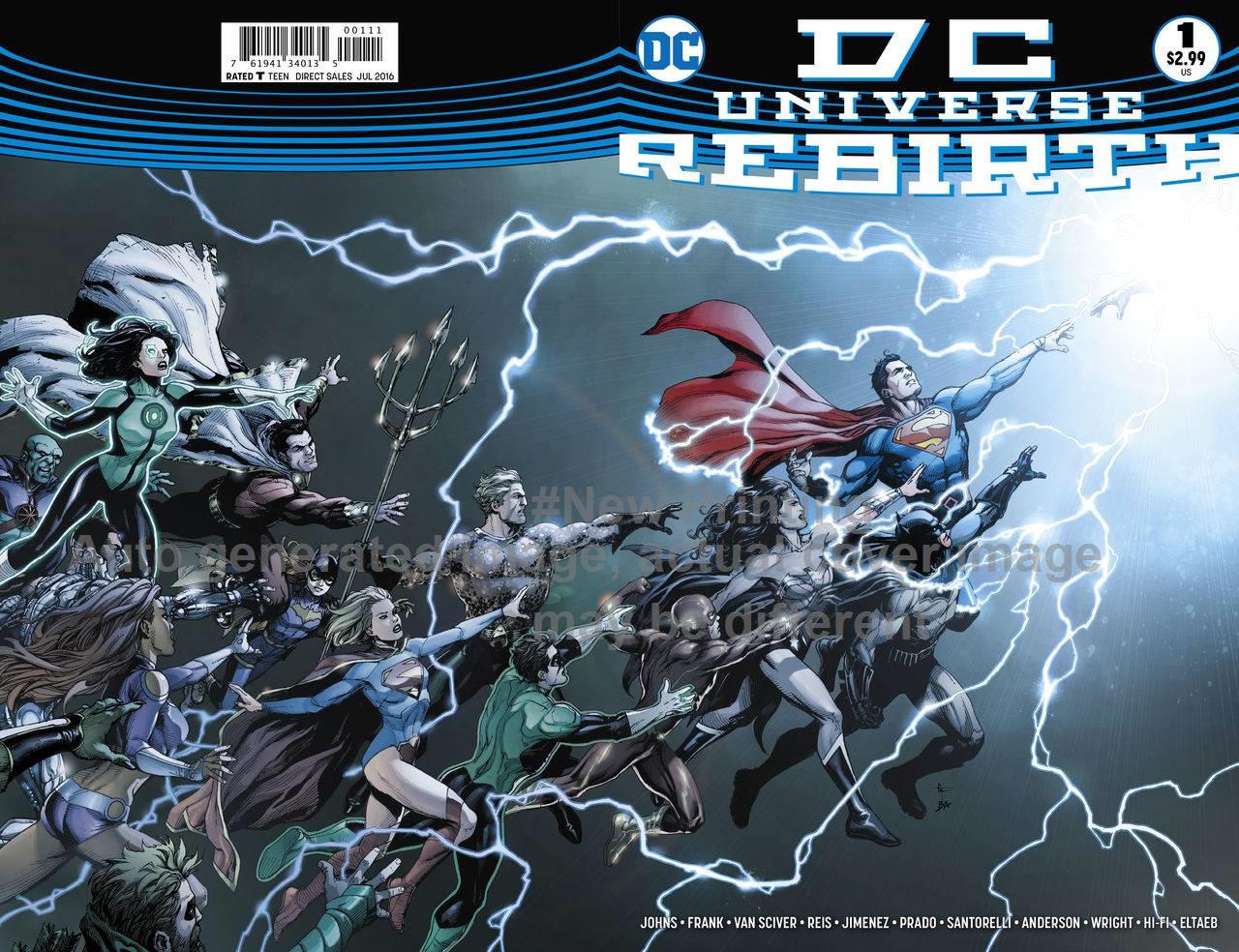 DC Universe Rebirth #1 5th Printing