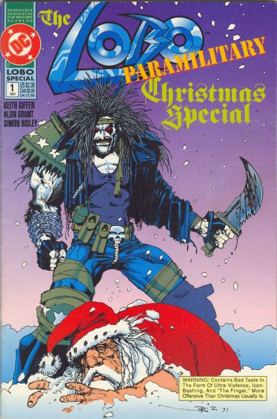 Lobo Paramilitary Christmas Special #1 (1991)- Fn/Vf 7.0