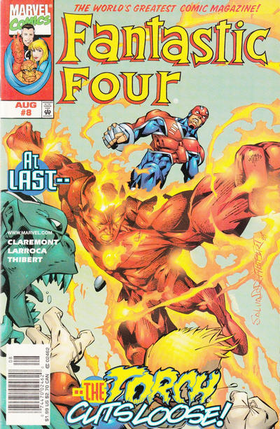 Fantastic Four #8 (1998) [Newsstand]-Fine (5.5 – 7)