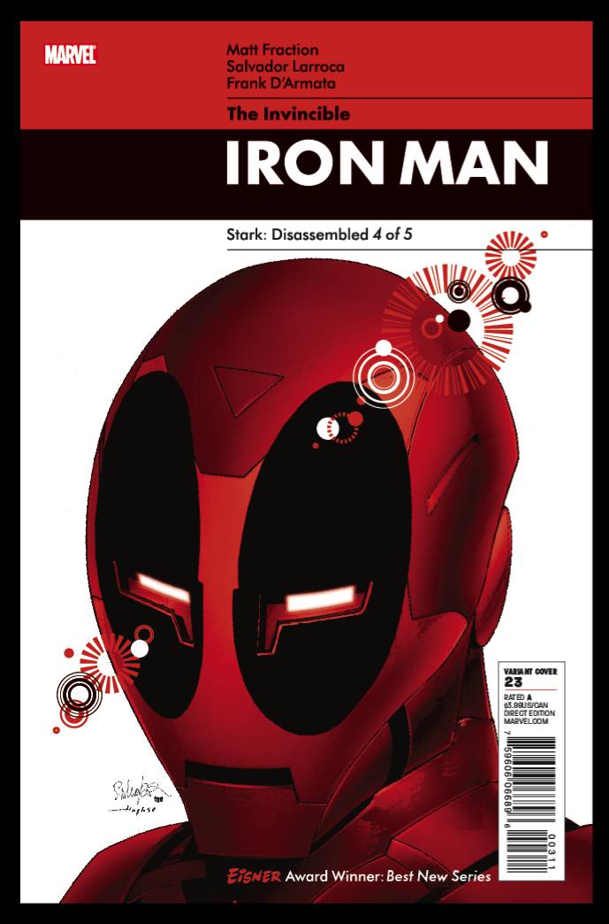 Invincible Iron Man #23 (Deadpool Variant) (2008)