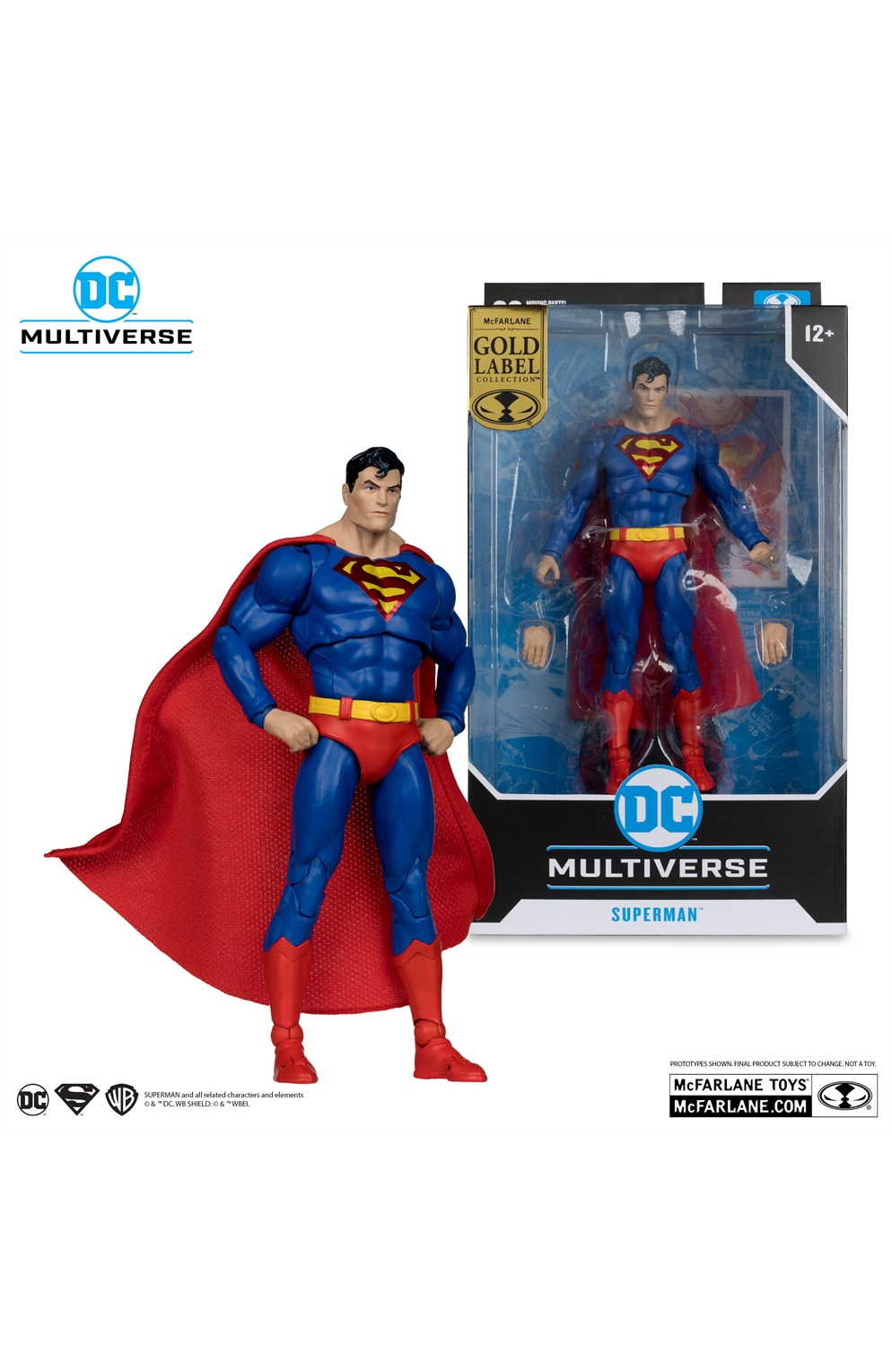 DC Multiverse 7" Superman (Action Comics 1000) (Gold Label)