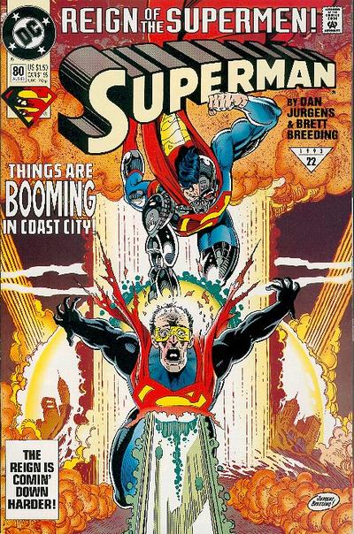 Superman #80 [Direct]-Very Fine