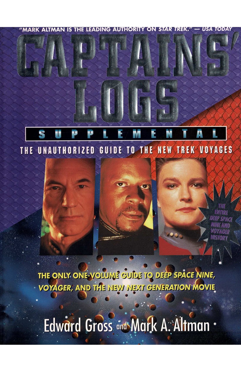 Captains' Logs Supplemental The Unauthorized Guied Toe Hte New Trek Voyages Half Off