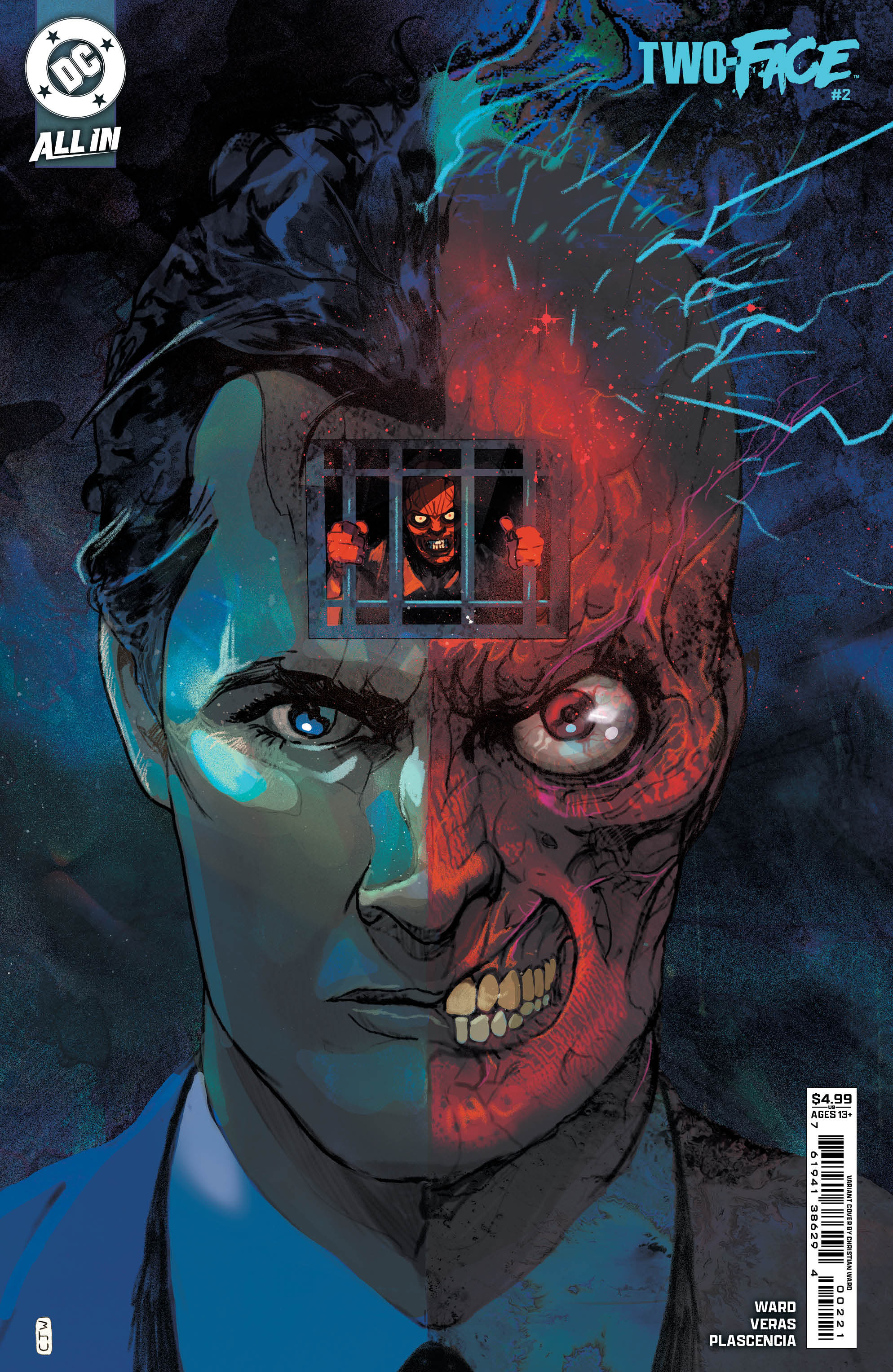 Two-Face #2 Cover B Christian Ward Card Stock Variant (Of 6)