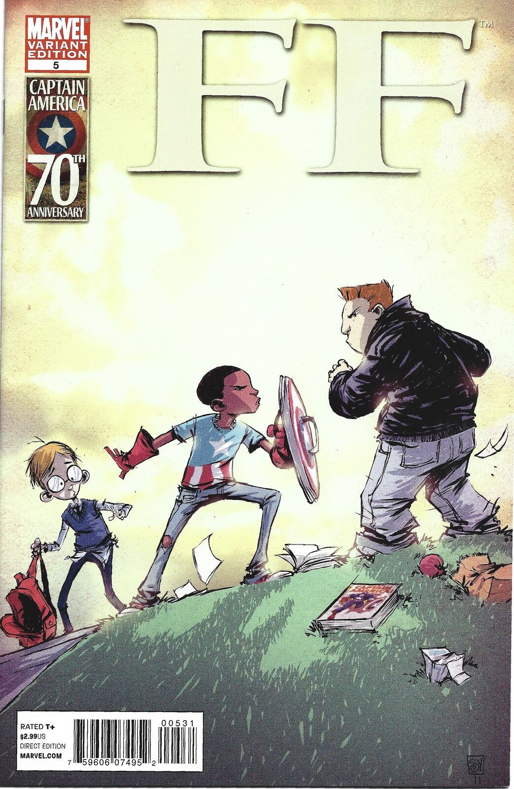 FF #5 (I Am Captain America Variant ) (2010)