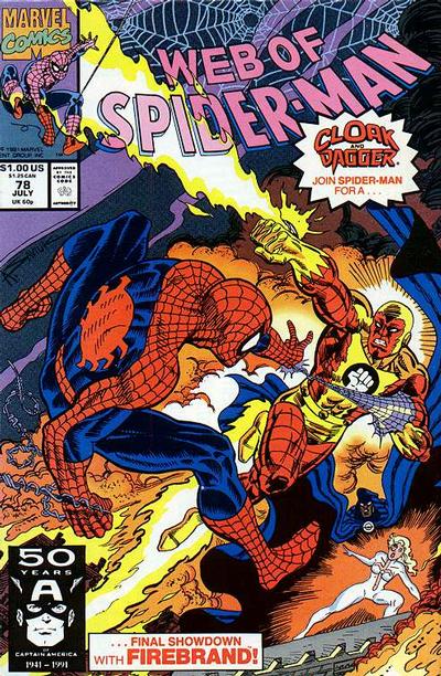 Web of Spider-Man #78 [Direct] - Vf- 