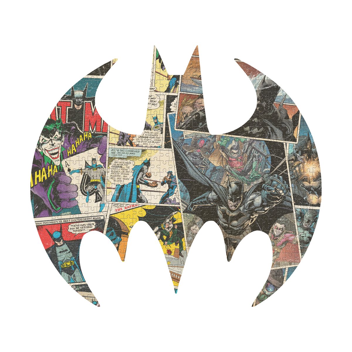 DC Comics Batman: Bat-Shaped 750-Piece Jigsaw Puzzle