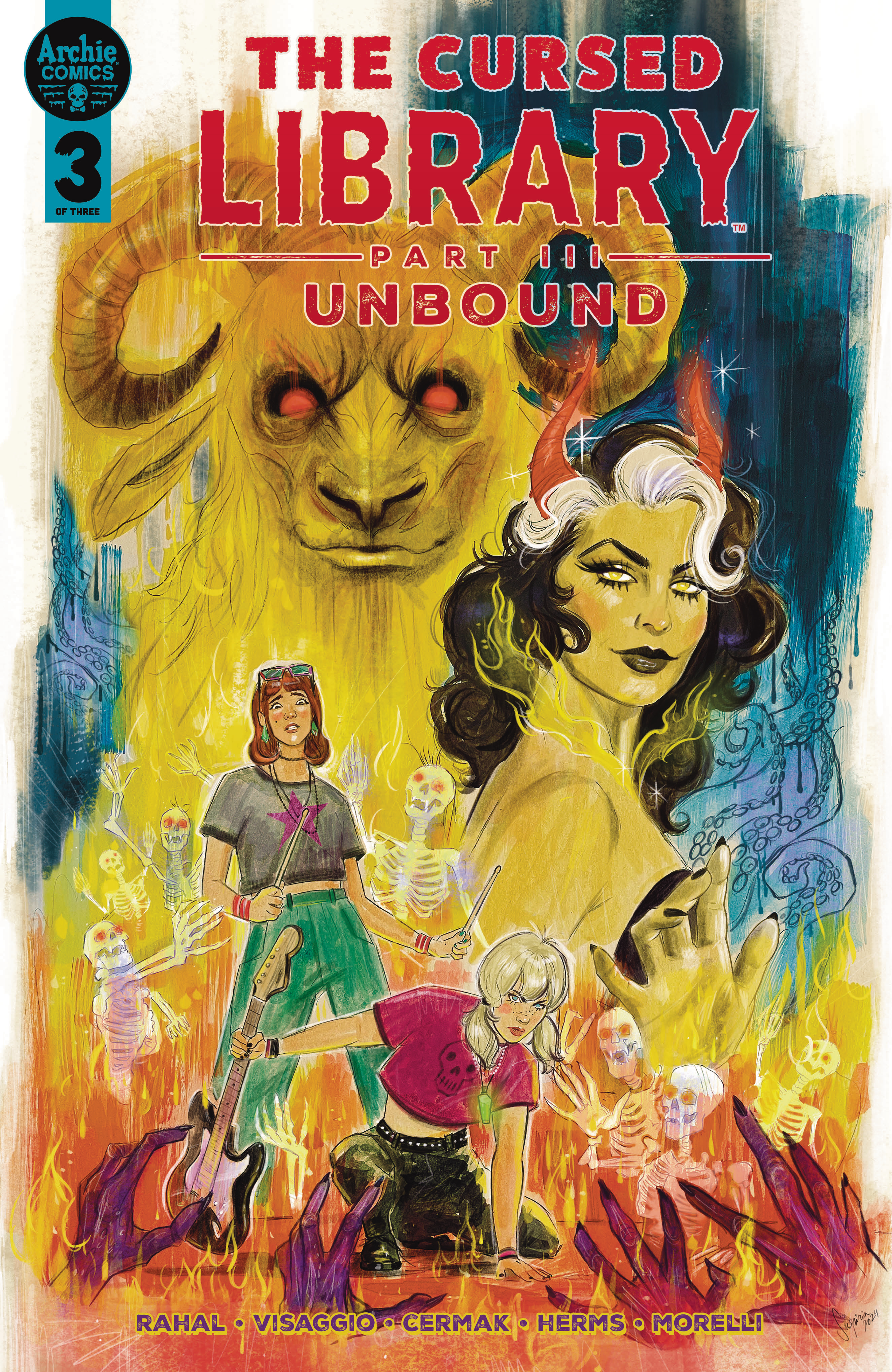 Cursed Library Unbound Volume 3 Cover C Luana Vecchio