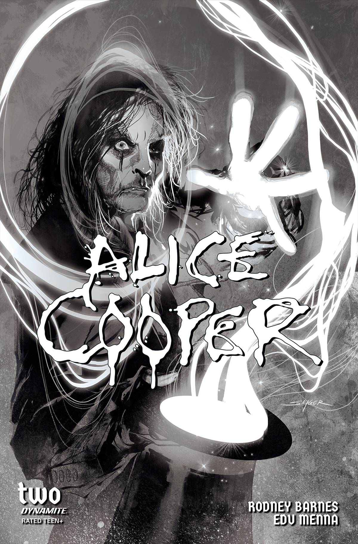 Alice Cooper #2 Cover K 1 for 5 Last Call Incentive Sayger Black & White