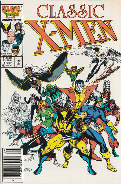 Classic X-Men #1 [Newsstand] - Fn/Vf