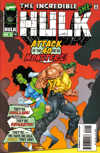 The Incredible Hulk #442 [Direct Edition]-Very Fine