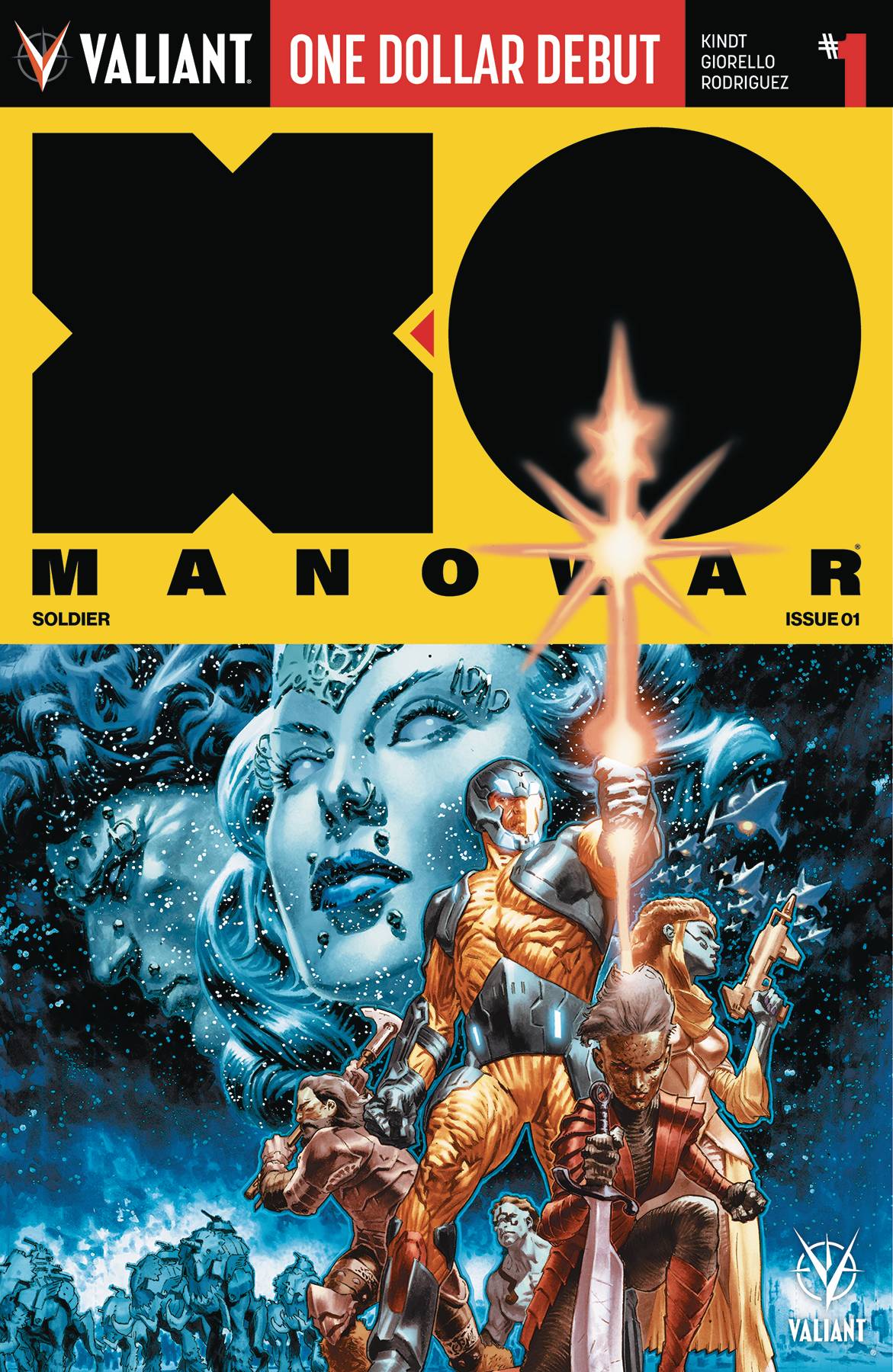 X-O Manowar #1 Dollar Debut (2017)