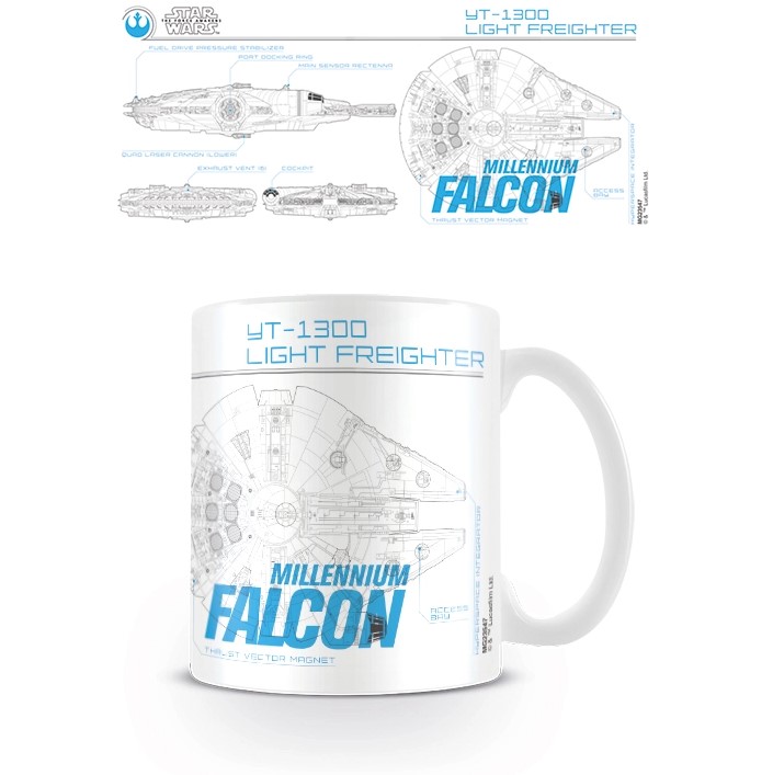 Star Wars - Tfa-Millennium Falcon Sketch Mug