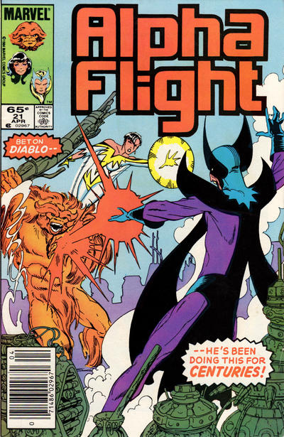 Alpha Flight #21 [Newsstand]