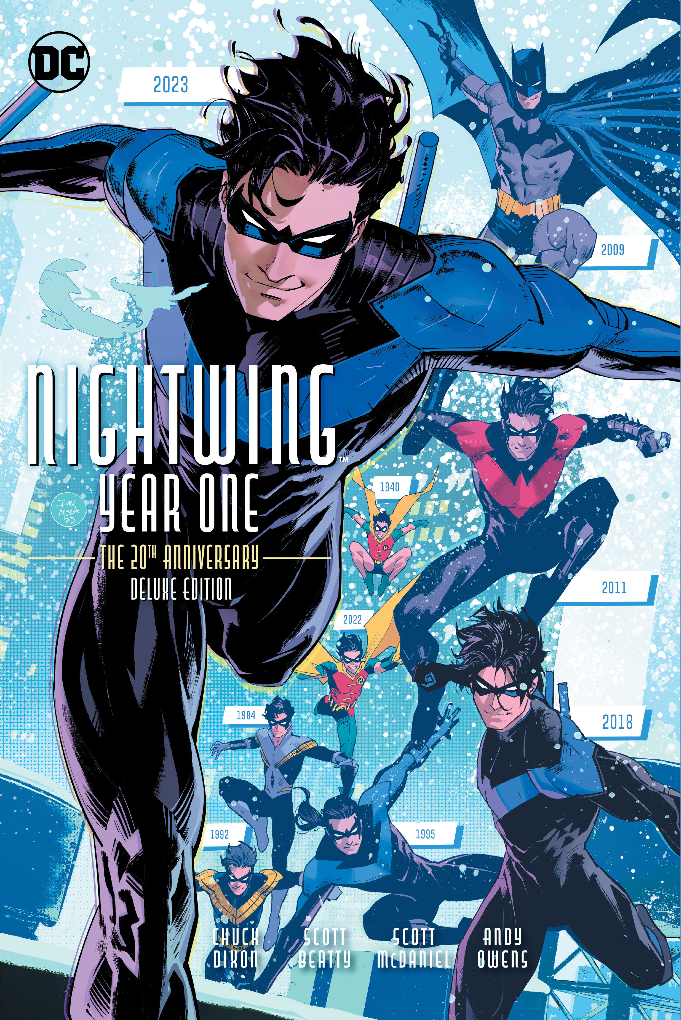 Nightwing Year One 20th Anniversary Deluxe Edition Hardcover Direct Market Exclusive Dan Mora Varia