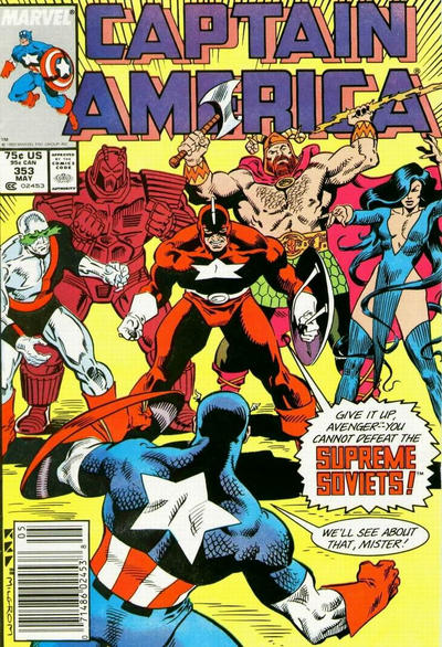Captain America #353 [Newsstand] - Fn+ 