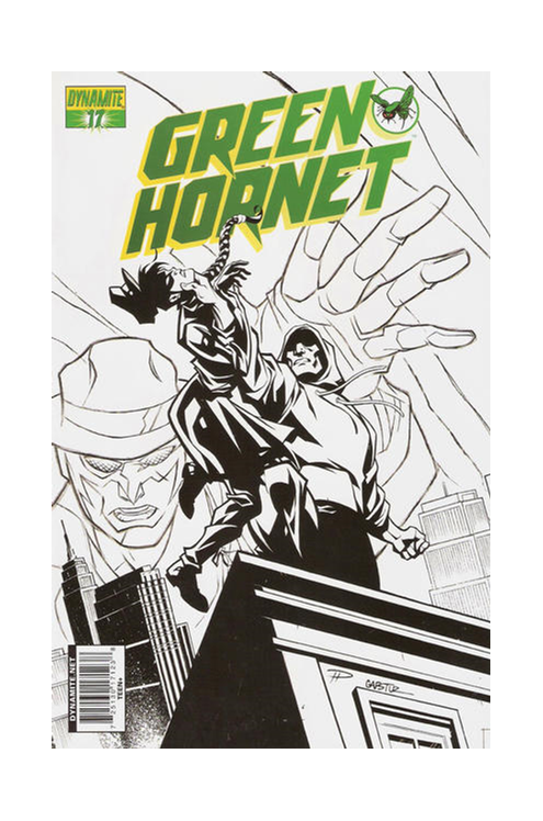 Green Hornet #17 15 Copy Hester Black & White Incentive