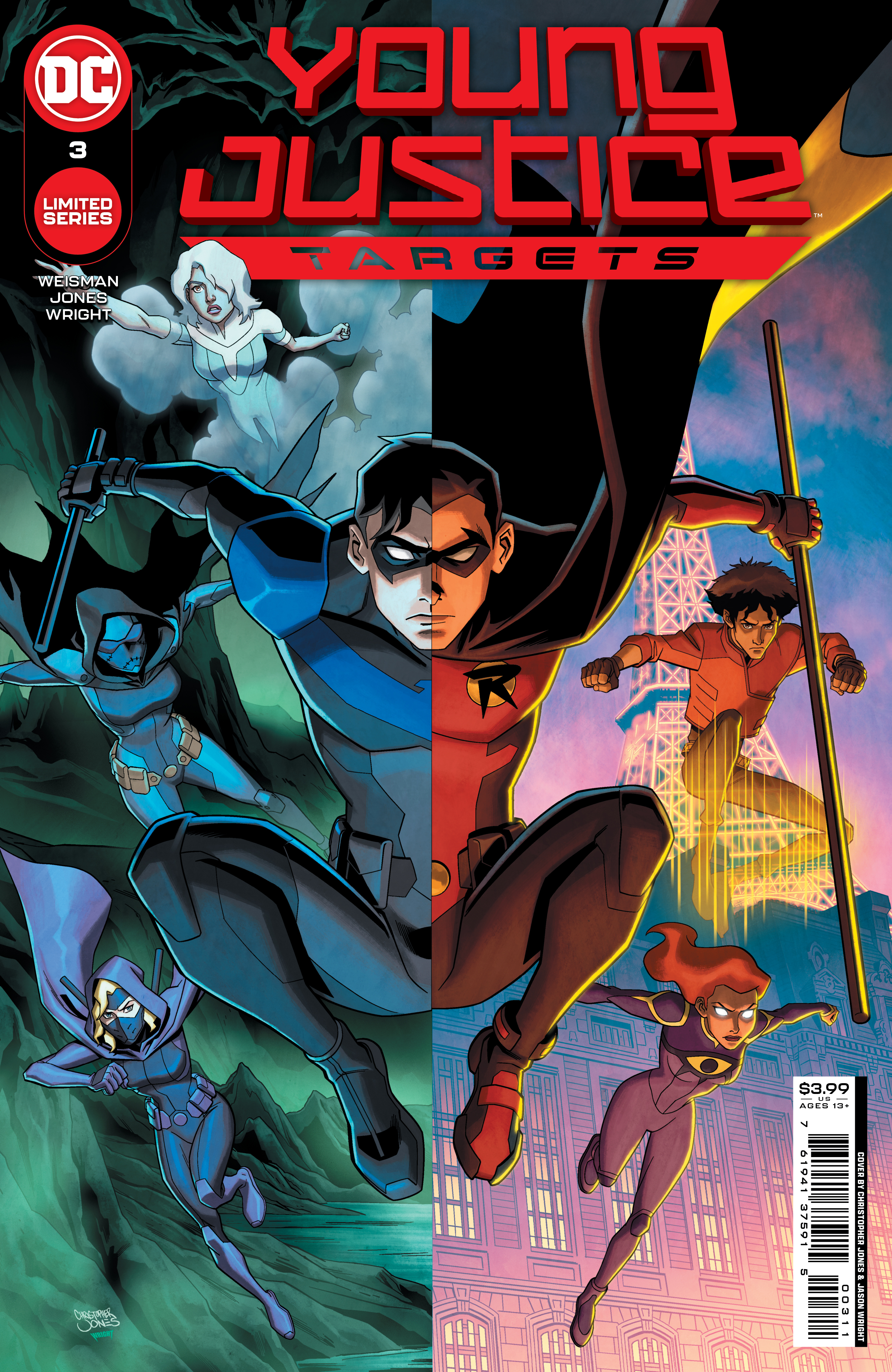 Young Justice Targets #3 Cover A Christopher Jones (Of 6)