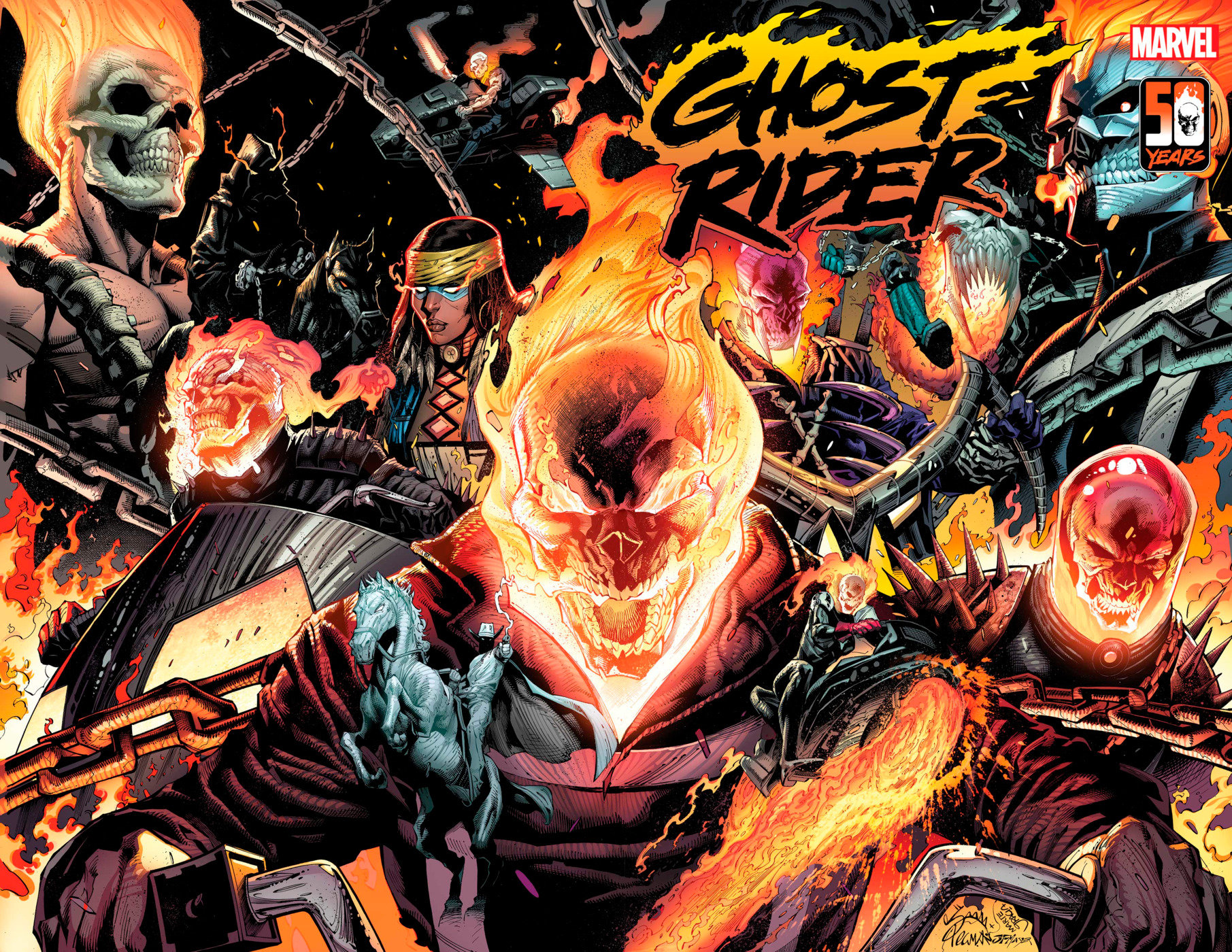 Ghost Rider #1 Stegman Wraparound Variant (2022)