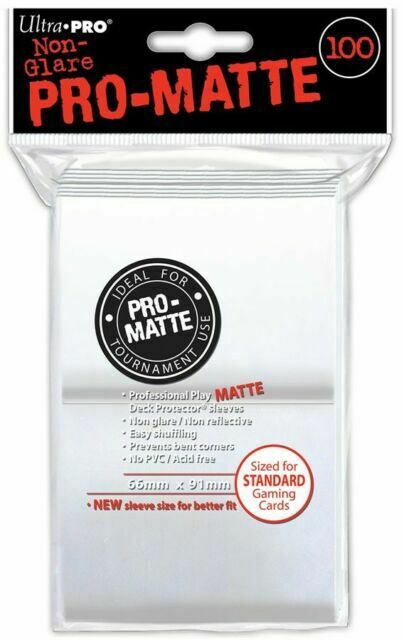 Ultra Pro: Deck Protector Sleeves - Pro Matte Clear Standard 100ct