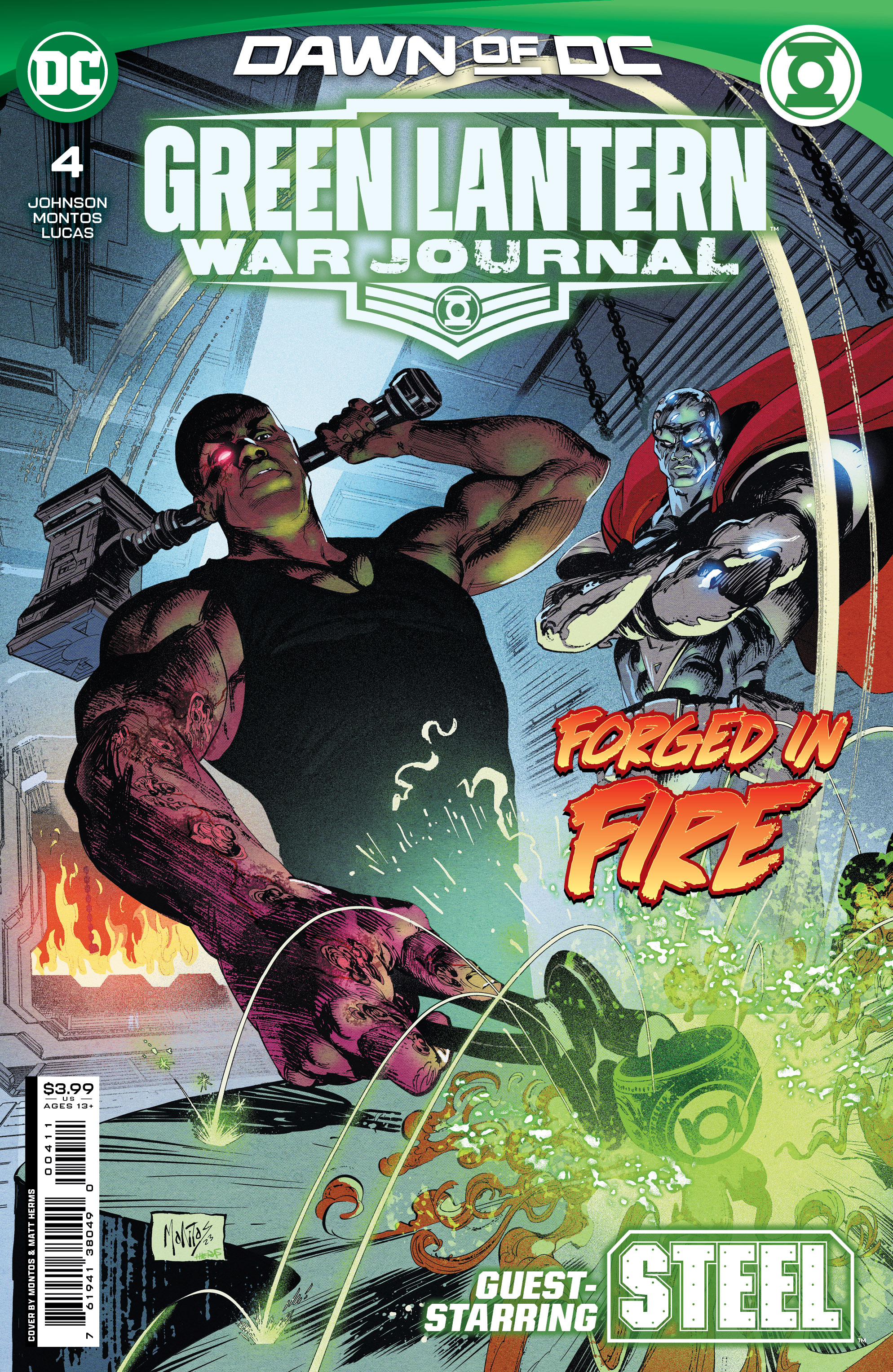 Green Lantern War Journal #4 Cover A Montos