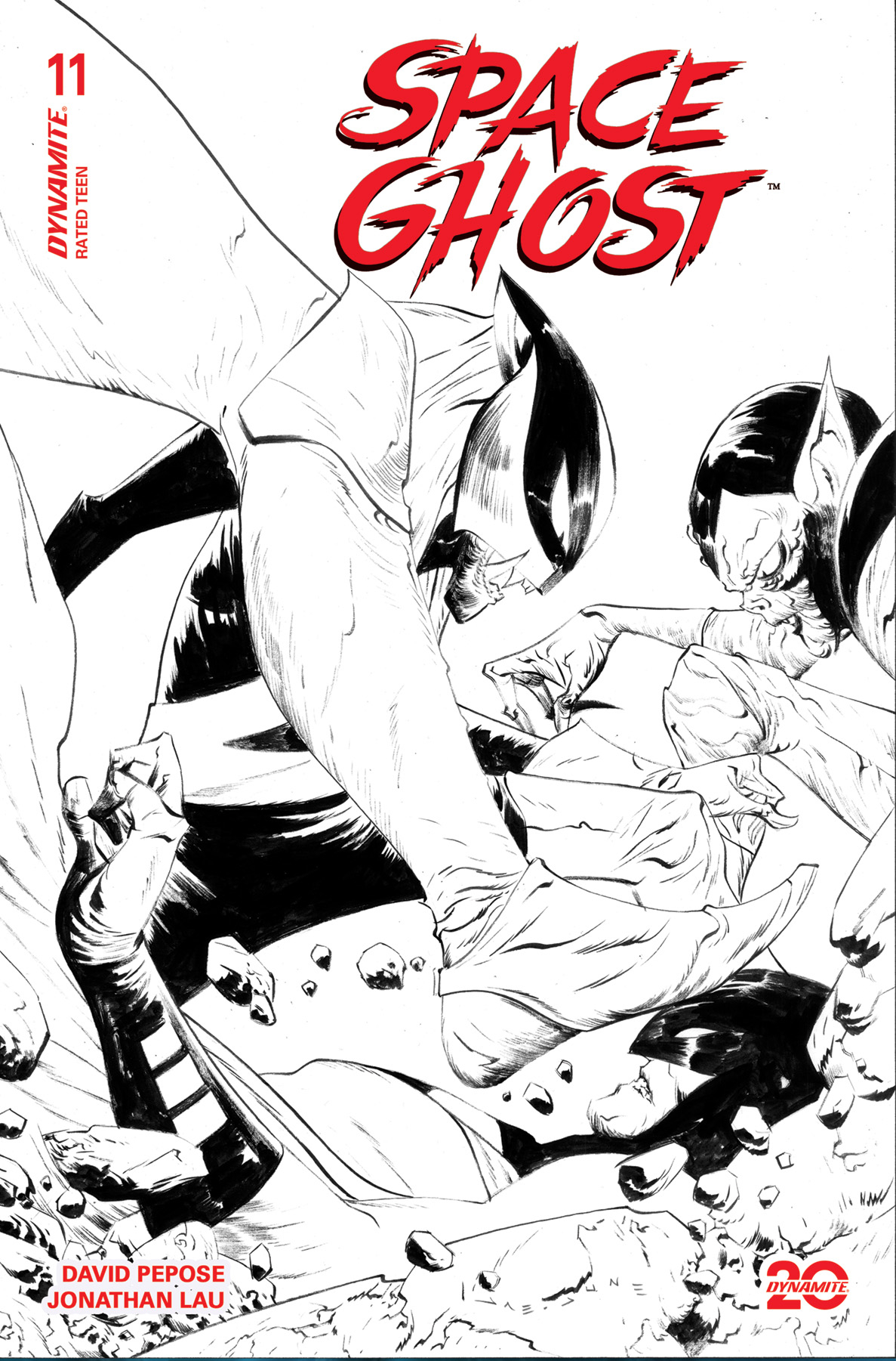 Space Ghost #11 Cover H 1 for 10 Incentive Lee Line Art