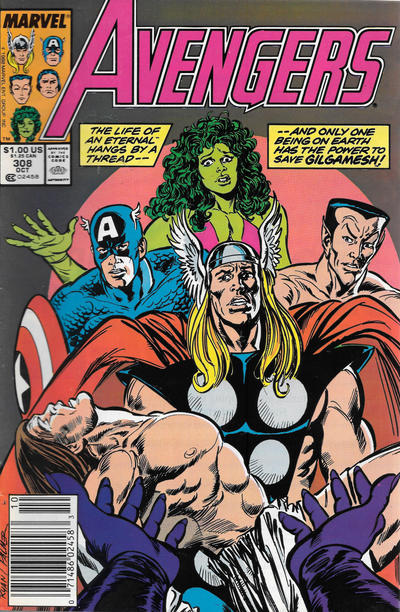 The Avengers #308 [Newsstand]-Fine (5.5 – 7)