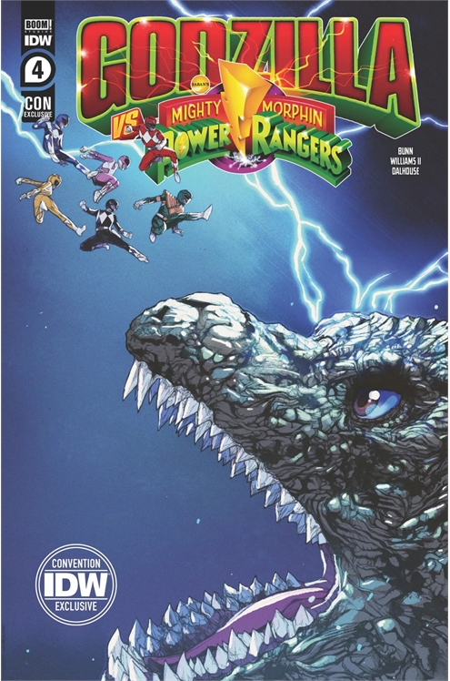 Godzilla Vs Mighty Morphin' Power Rangers #4 San Diego Comic Con 2022 Exclusive