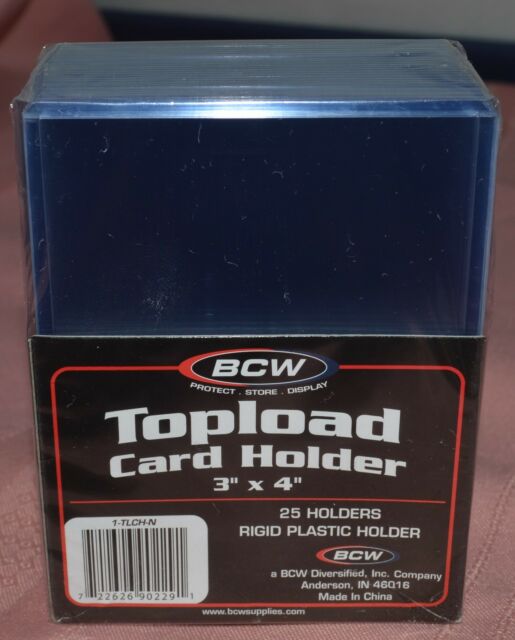 BCW Topload Card Holder 25ct 1-Tlch