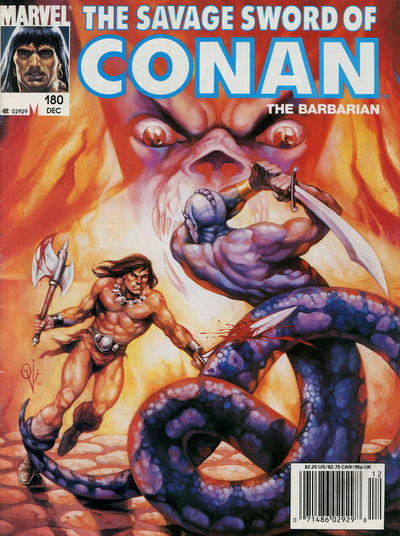 The Savage Sword of Conan #180 [Newsstand]