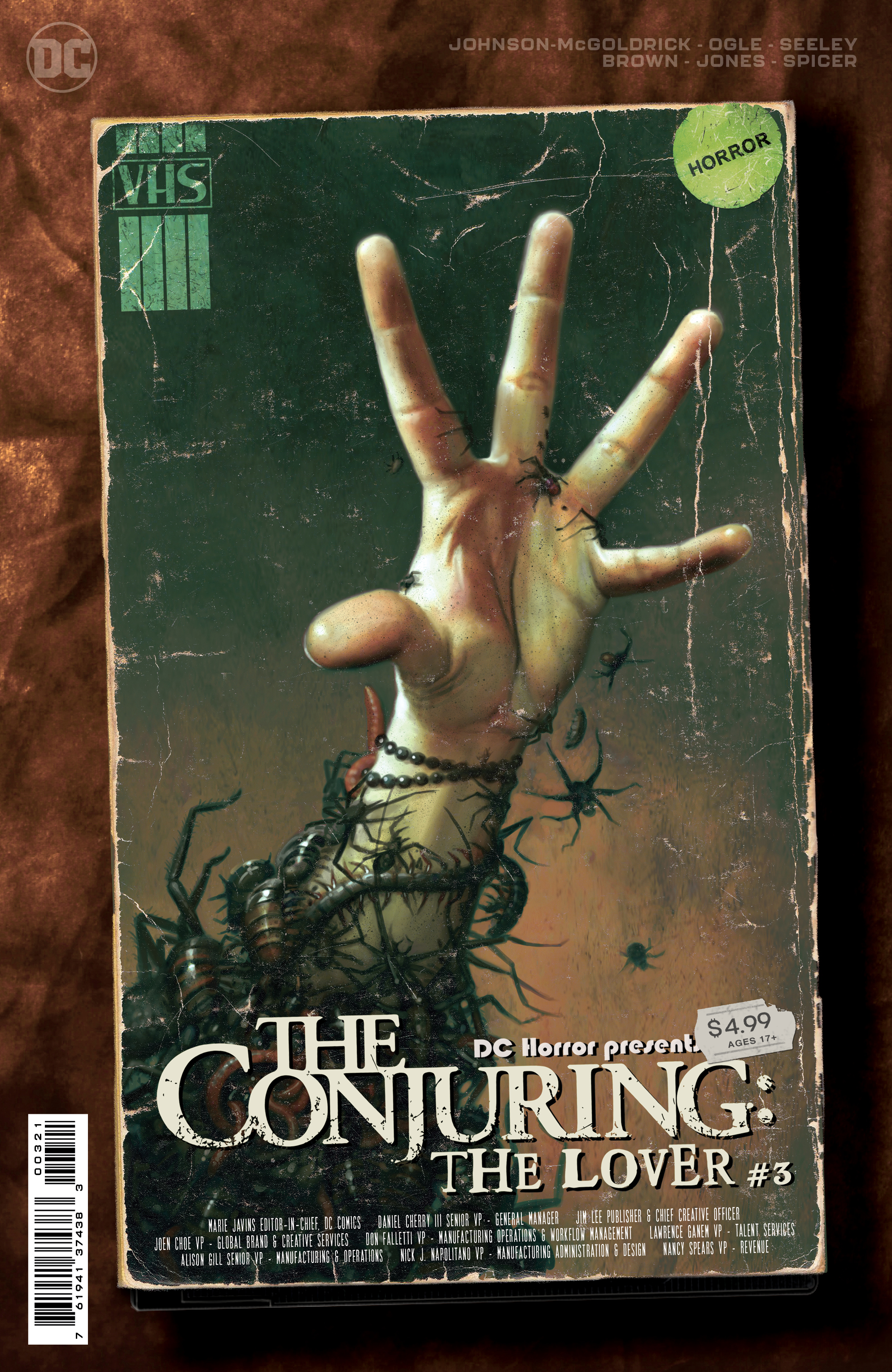DC Horror Presents the Conjuring the Lover #3 Cover B Ryan Brown Movie Poster Card Stock Variant (Of 5)
