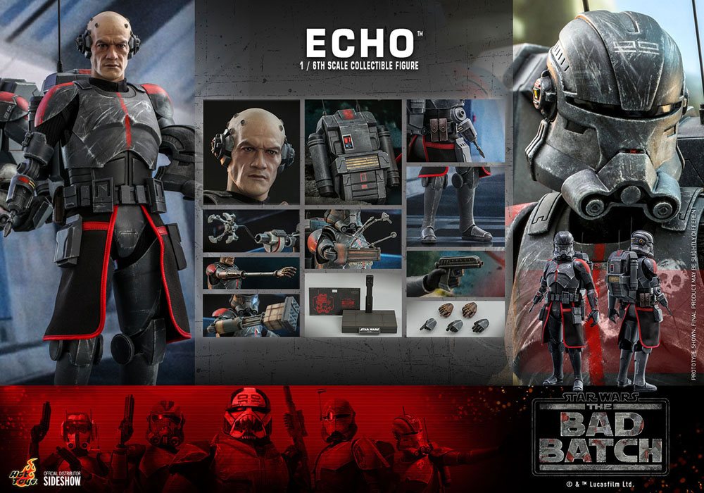 Hot Toys Star Wars The Bad Batch Echo 1/6 Action Figure
