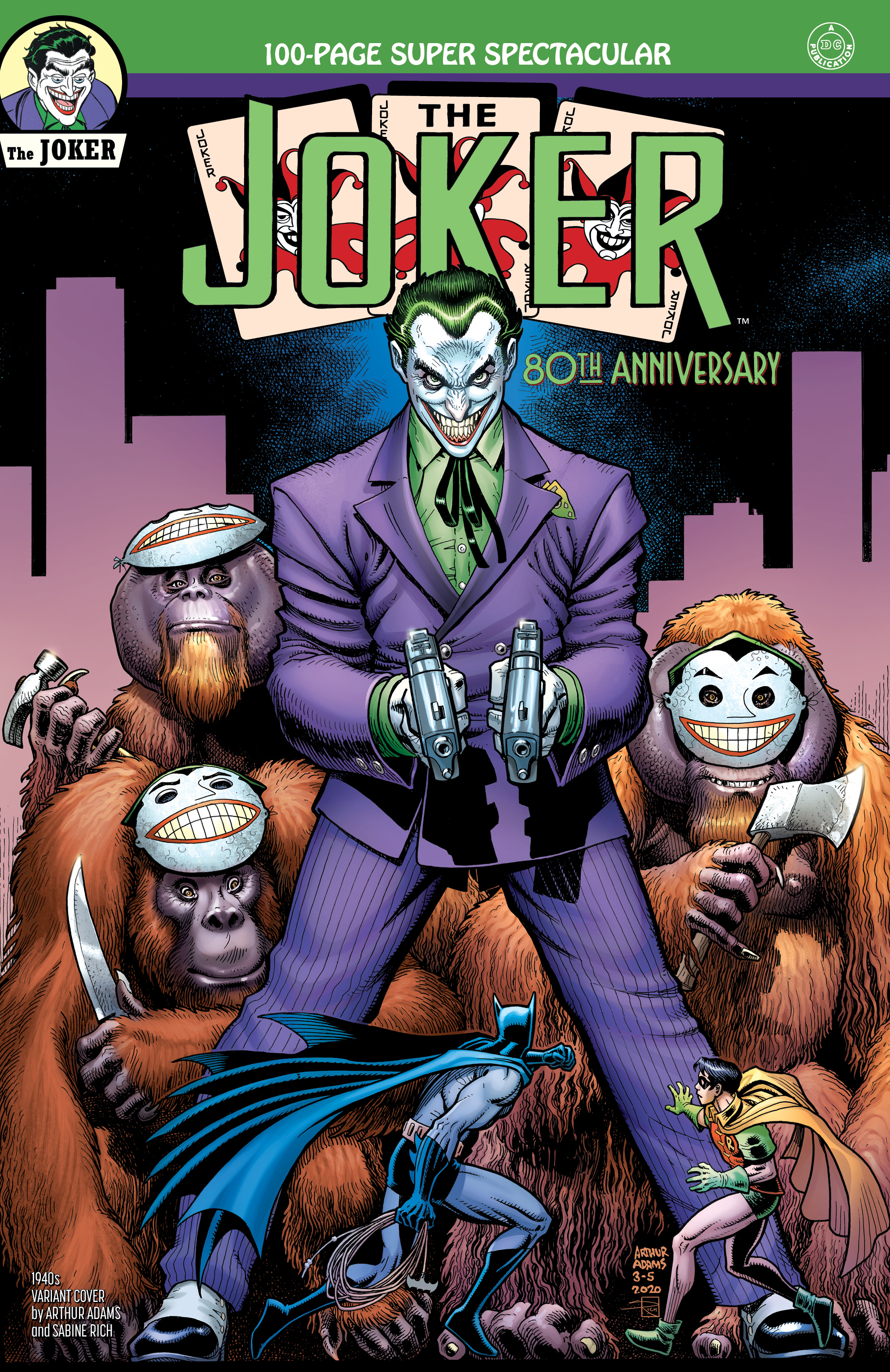 Joker 80th Anniversary 100 Page Super Spectacular #1 1940s Arthur Adams Variant Edition