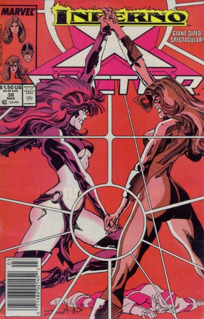 X-Factor #38 [Newsstand]-Fine (5.5 – 7)