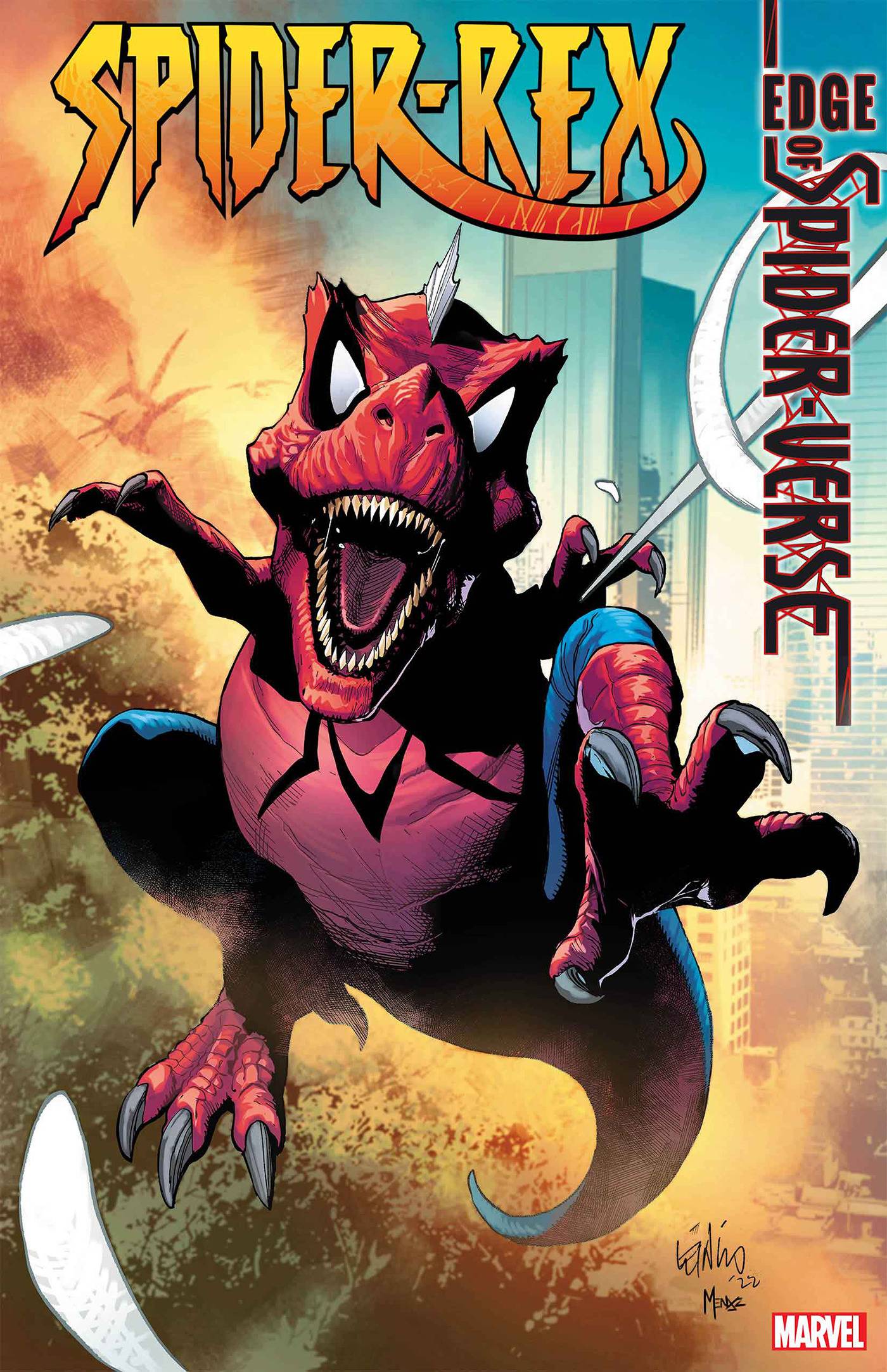 Edge of Spider-Verse #1 Yu Spider-Rex Variant (Of 5) (2022)