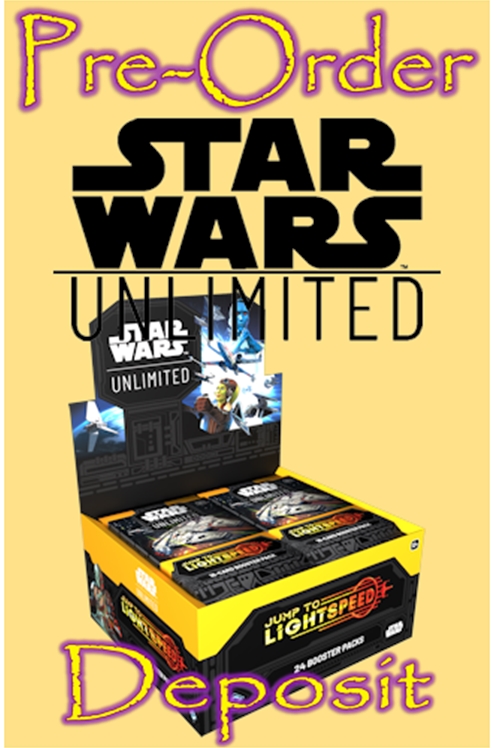 Star Wars: Unlimited Tcg: Jump To Lightspeed Booster Box Pre-Order Deposit